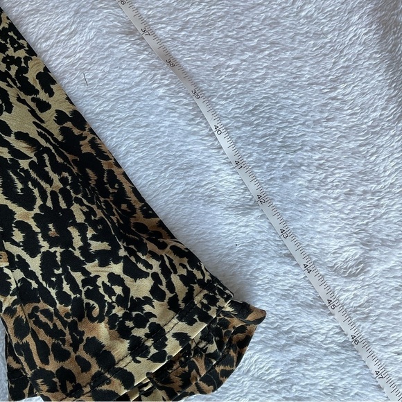 Tiana B. Dress Leopard Print Midi Sleeveless Stretch Size M - Picture 10 of 11